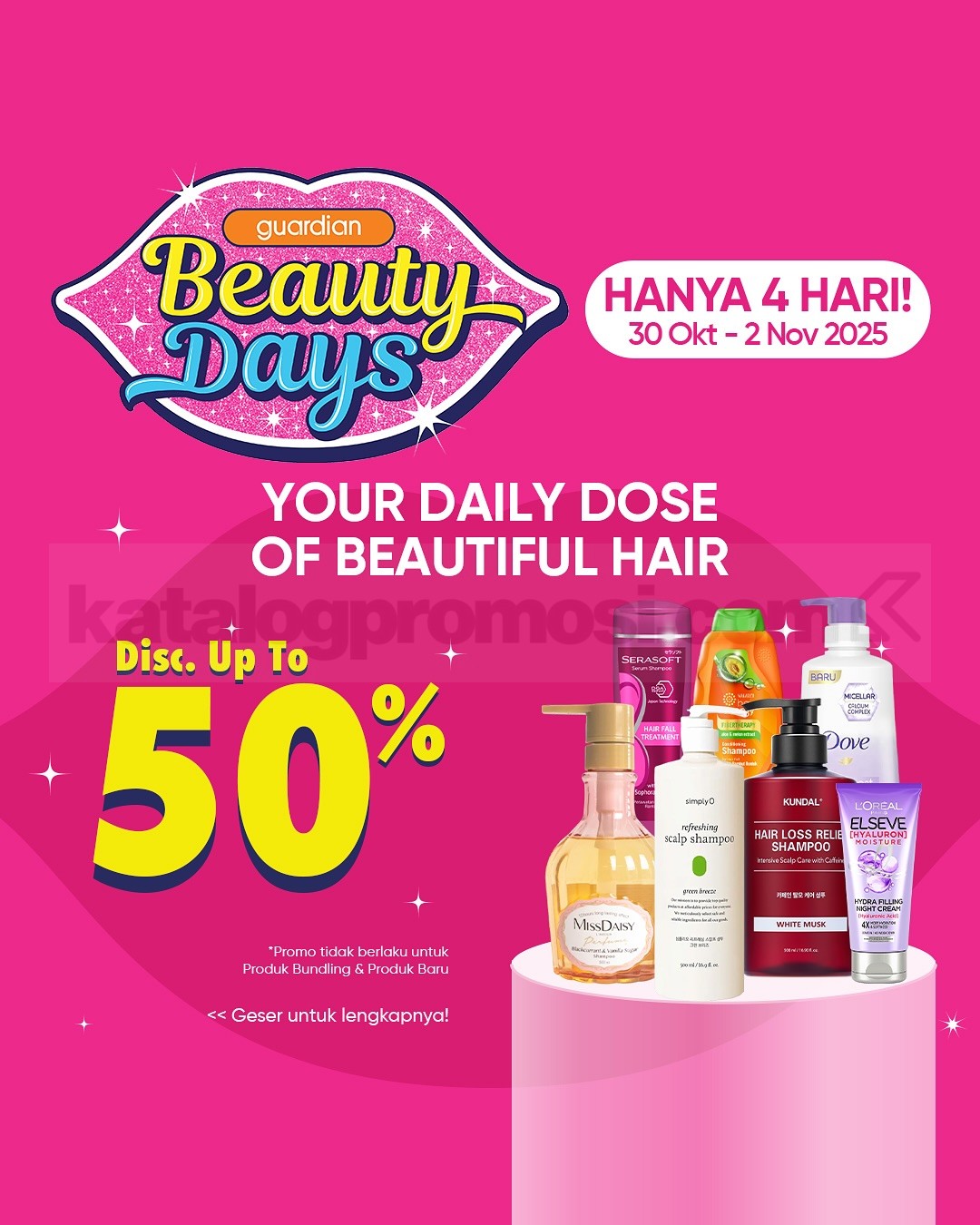 Promo Guardian Beauty Days Diskon hingga 50%