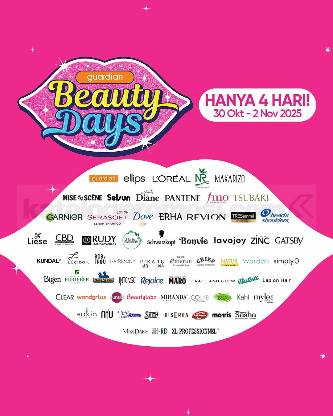 Promo Guardian Beauty Days Diskon hingga 50%