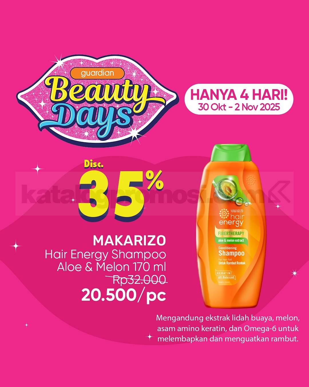 Promo Guardian Beauty Days Diskon hingga 50%