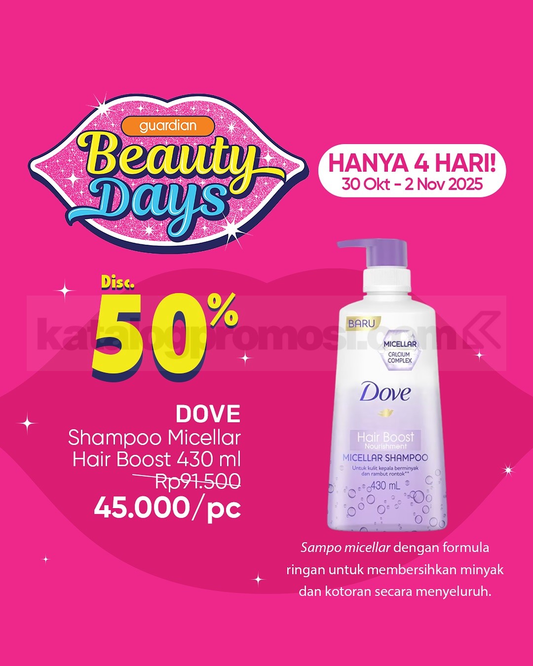 Promo Guardian Beauty Days Diskon hingga 50%