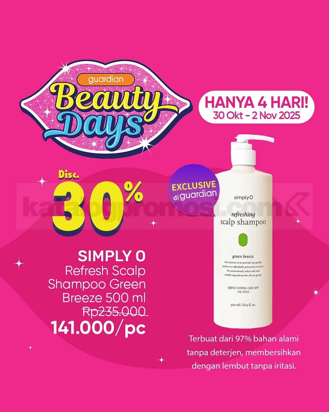 Promo Guardian Beauty Days Diskon hingga 50%