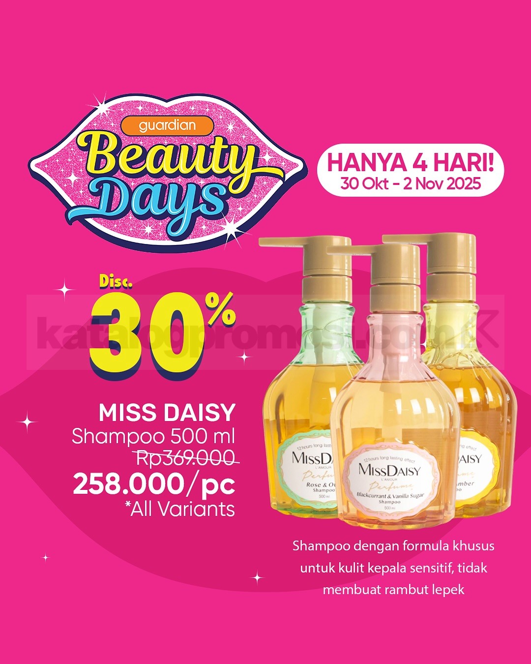 Promo Guardian Beauty Days Diskon hingga 50%
