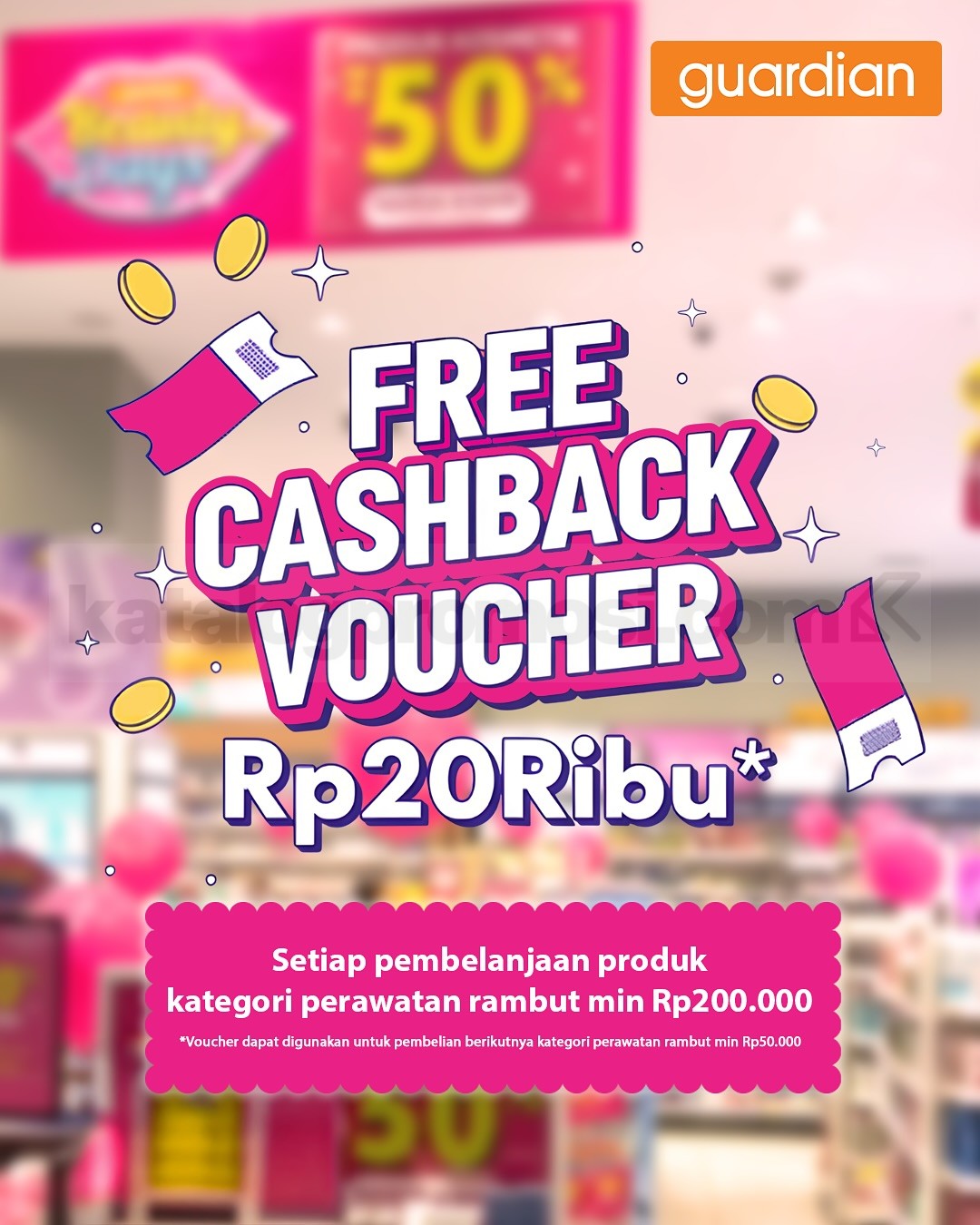 Promo Guardian Beauty Days Diskon hingga 50%