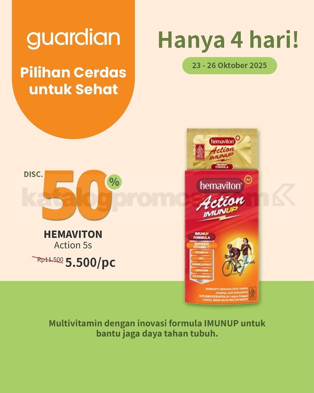Promo Guardian Healthy Days Diskon hingga 50% 