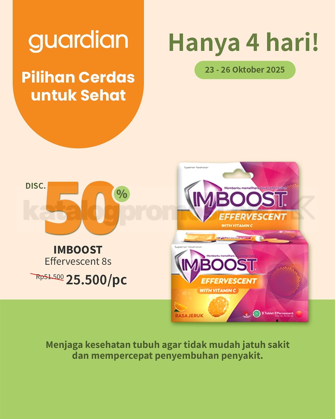 Promo Guardian Healthy Days Diskon hingga 50% 