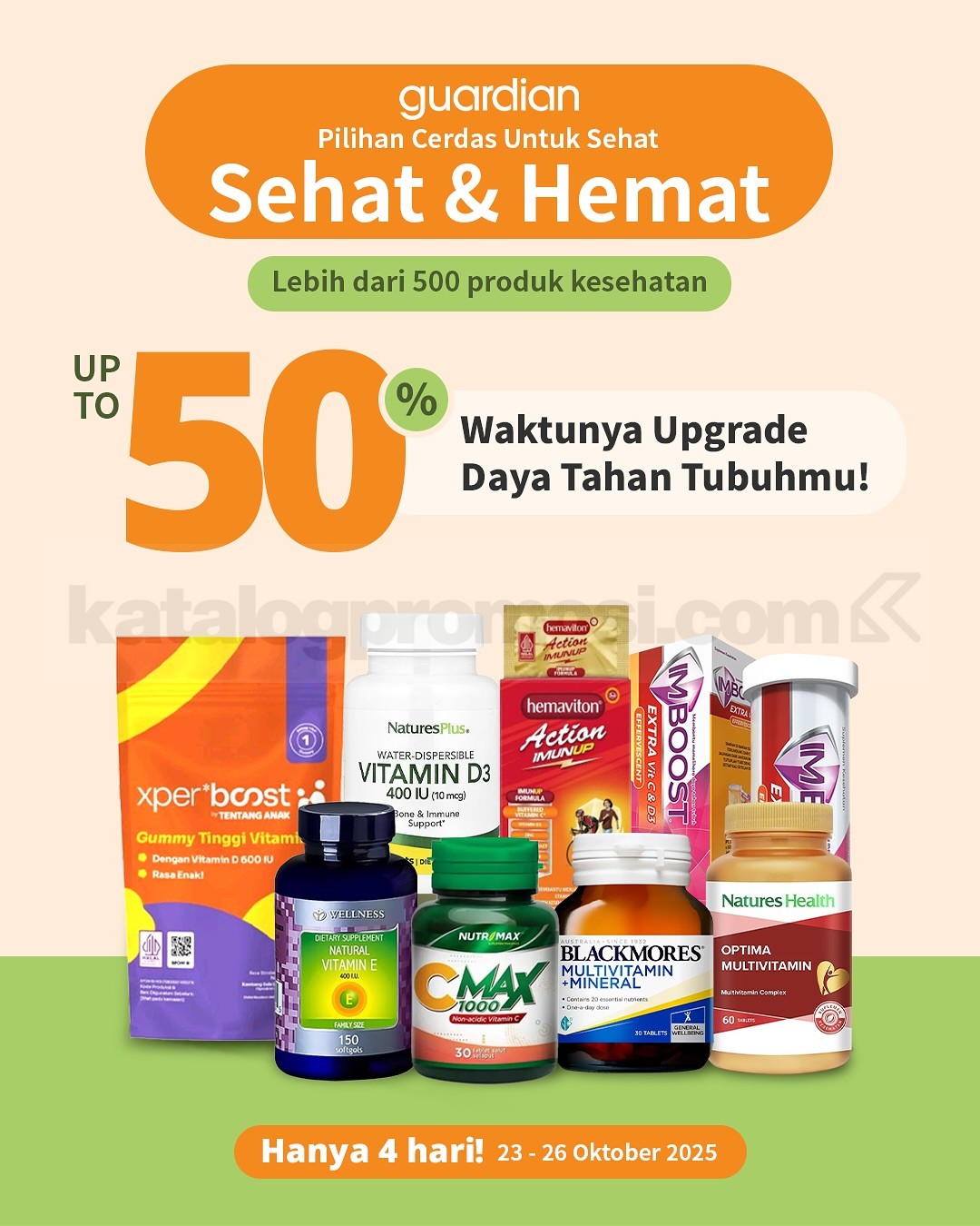 Promo Guardian Healthy Days Diskon hingga 50% 