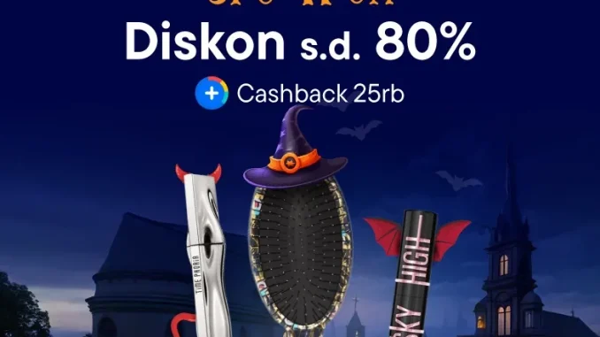 Promo Health & Beauty Fair Blibli Diskon hingga 80% + Cashback 25K