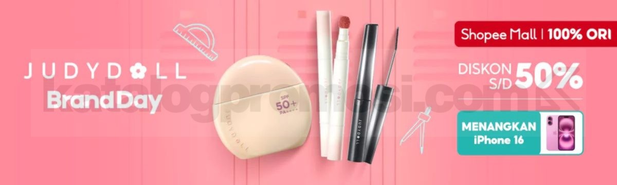 Promo Judydoll di Shopee Diskon hingga 50% + Menangkan iPhone 16