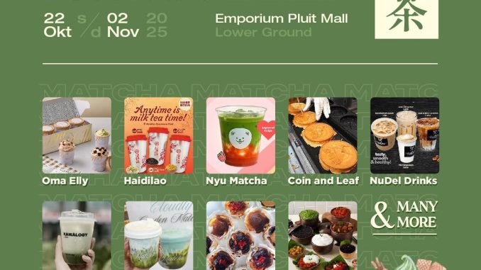 Promo Matcha & Bites Festival Cashback OCTO 50%