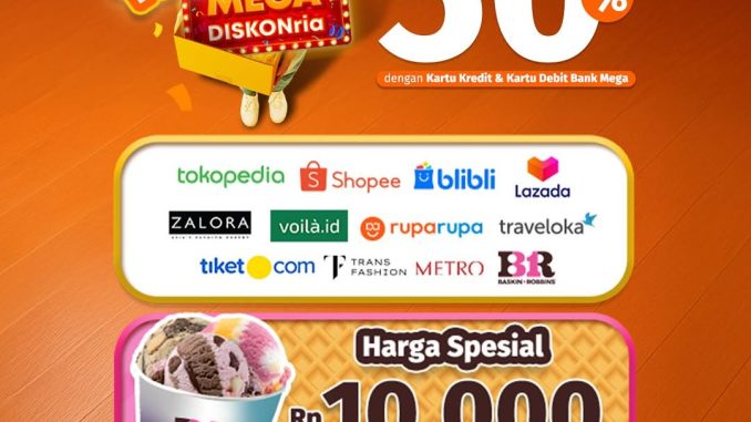 Promo Mega Diskonria Spesial 10.10 Diskon hingga 50%