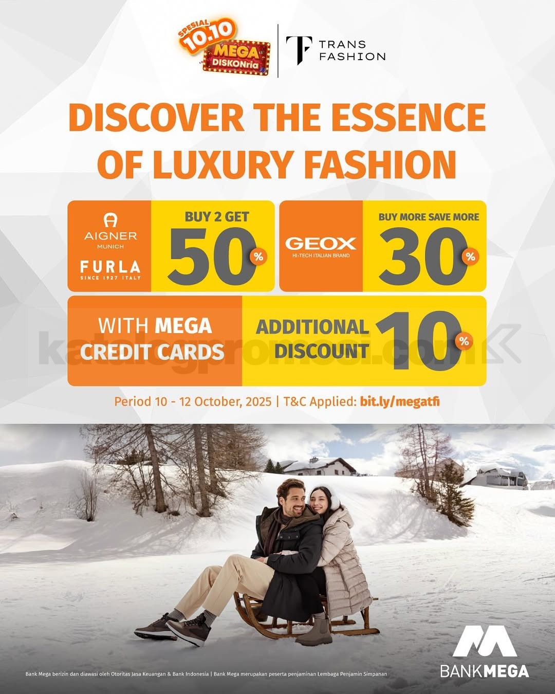 Promo Mega Diskonria Spesial 10.10 Diskon hingga 50%