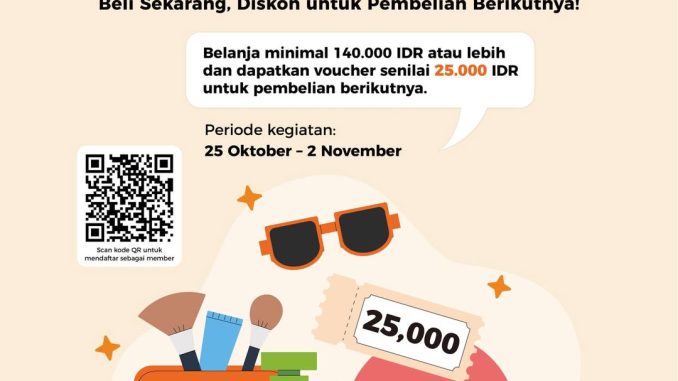 Promo OH!SOME Kupon Diskon Masa Depan 25K 1