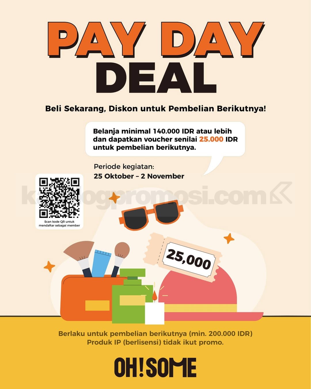 Promo OH!SOME Kupon Diskon Masa Depan 25K