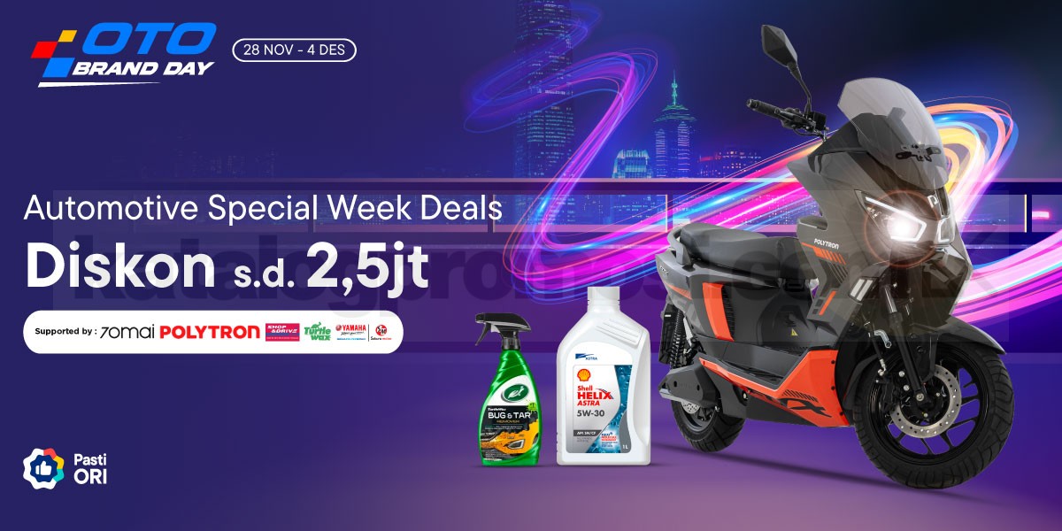 Promo Oto Brand Day Blibli Diskon hingga 2,5 Juta