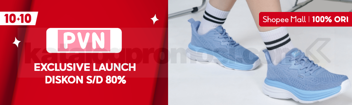 Promo PVN di Shopee 10.10 Exclusive Launch Diskon hingga 80%