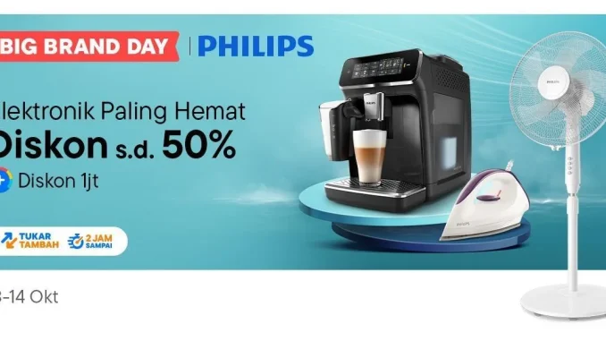 Promo Philips di Blibli Diskon hingga 50% + Ekstra 1 Juta