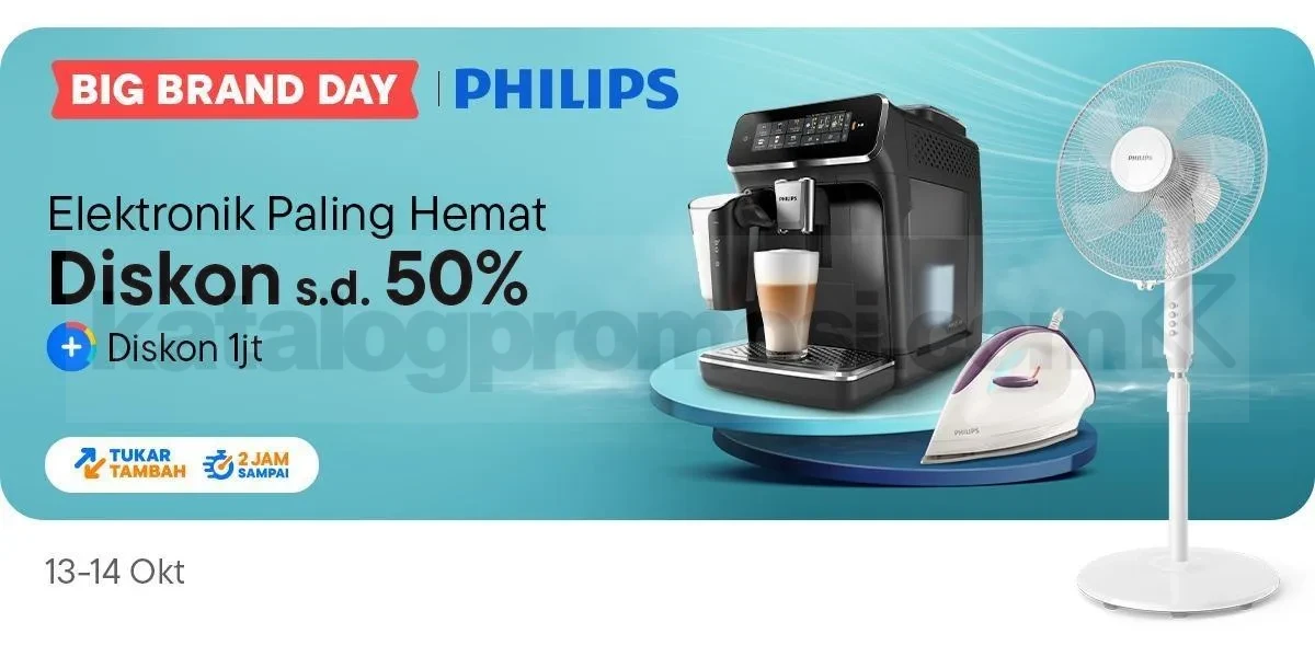 Promo Philips di Blibli Diskon hingga 50% + Ekstra 1 Juta 