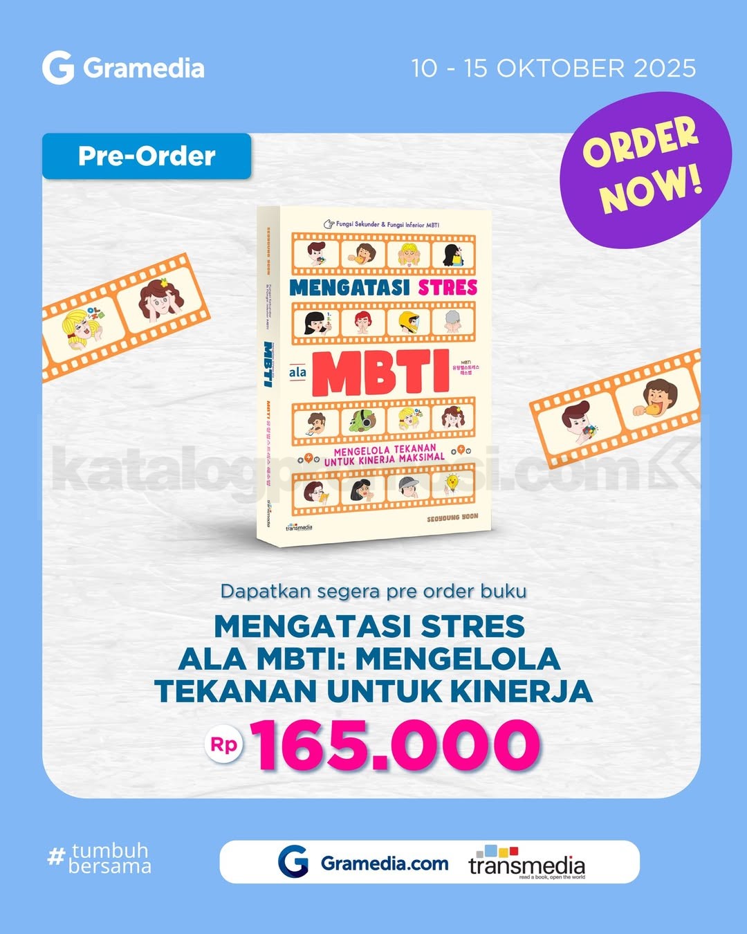 Promo Pre Order Mengatasi Stres Ala MBTI di Gramedia Harga Spesial!