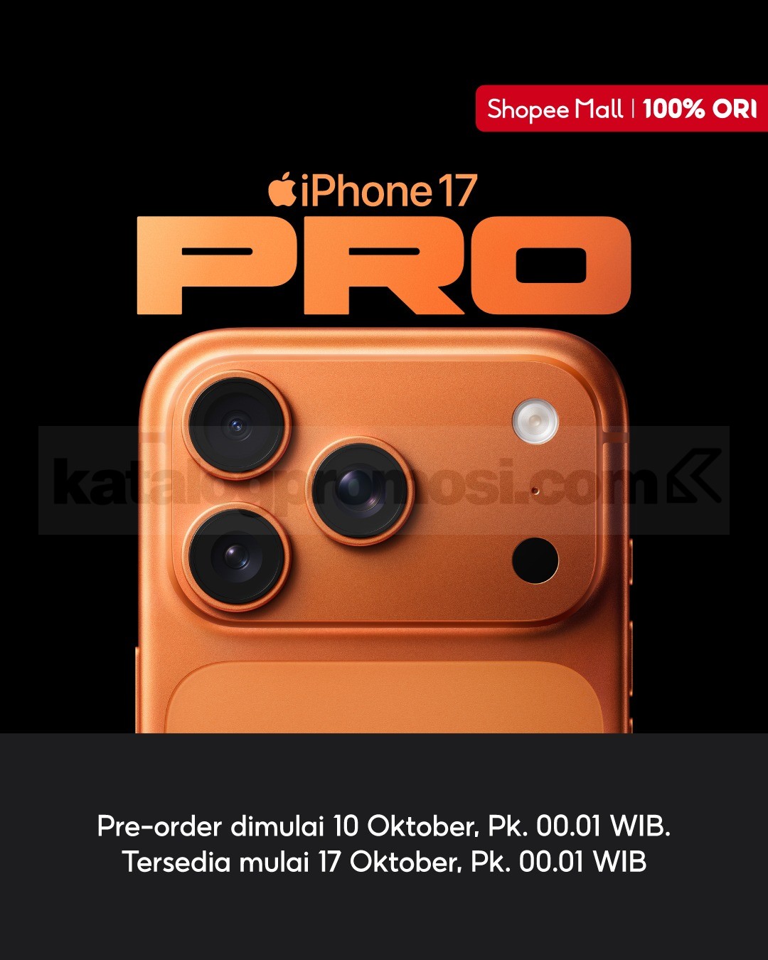 Promo Pre-order iPhone 17 Series di Shopee Exclusive Benefits hingga 11 Juta!  