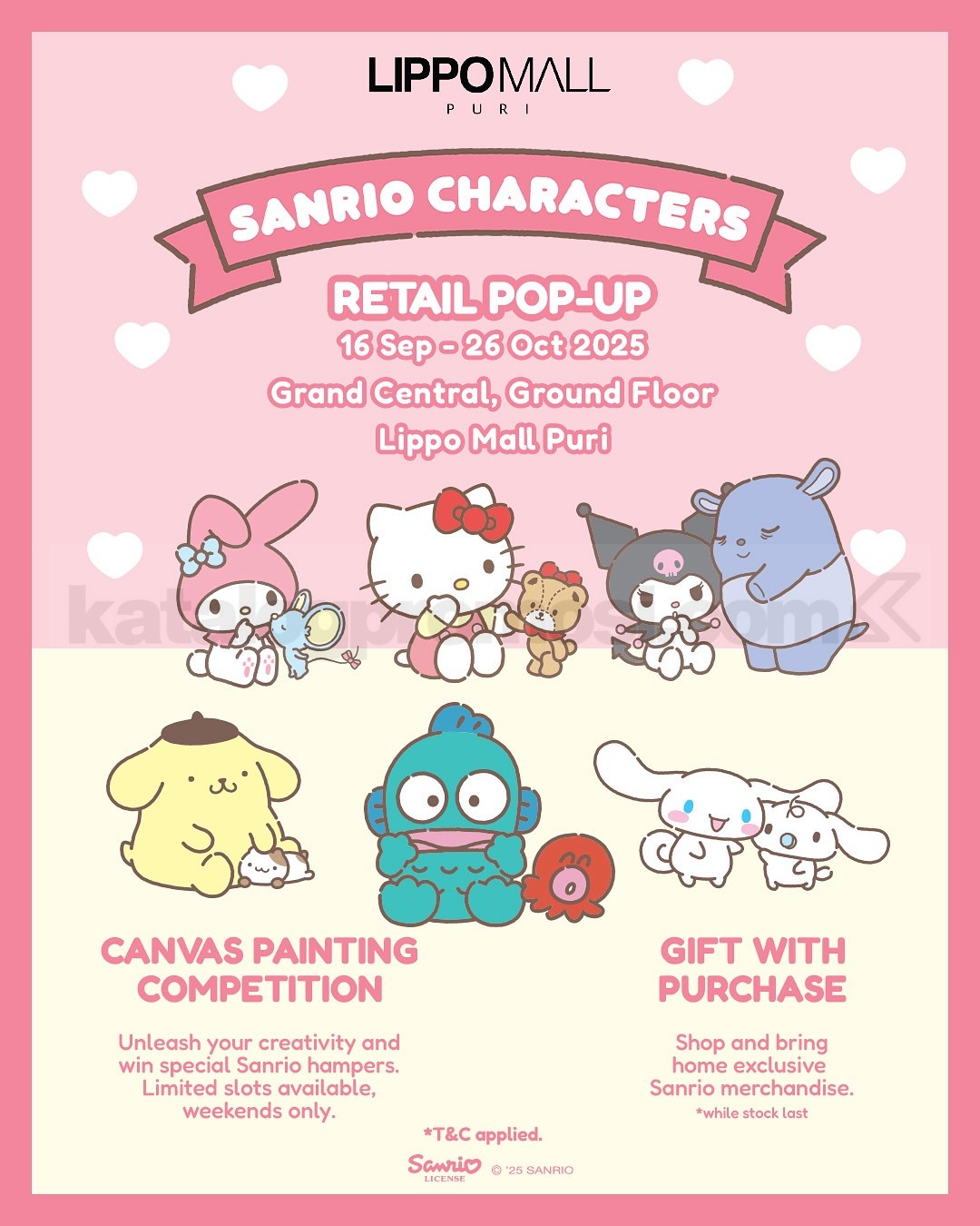 Promo Sanrio Pop Up Store di Lippo Mall Puri Hadiah Spesial!