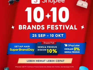Promo Shopee 10.10 Brands Festival SUPER BRAND DAY + SEMUA PRODUK DISKON 10%!