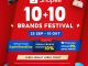 Promo Shopee 10.10 Brands Festival SUPER BRAND DAY + SEMUA PRODUK DISKON 10%!