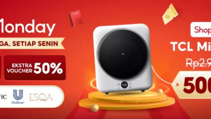 Promo Shopee Mall Monday Brand Flash Sale + Ekstra Voucher 50% 1