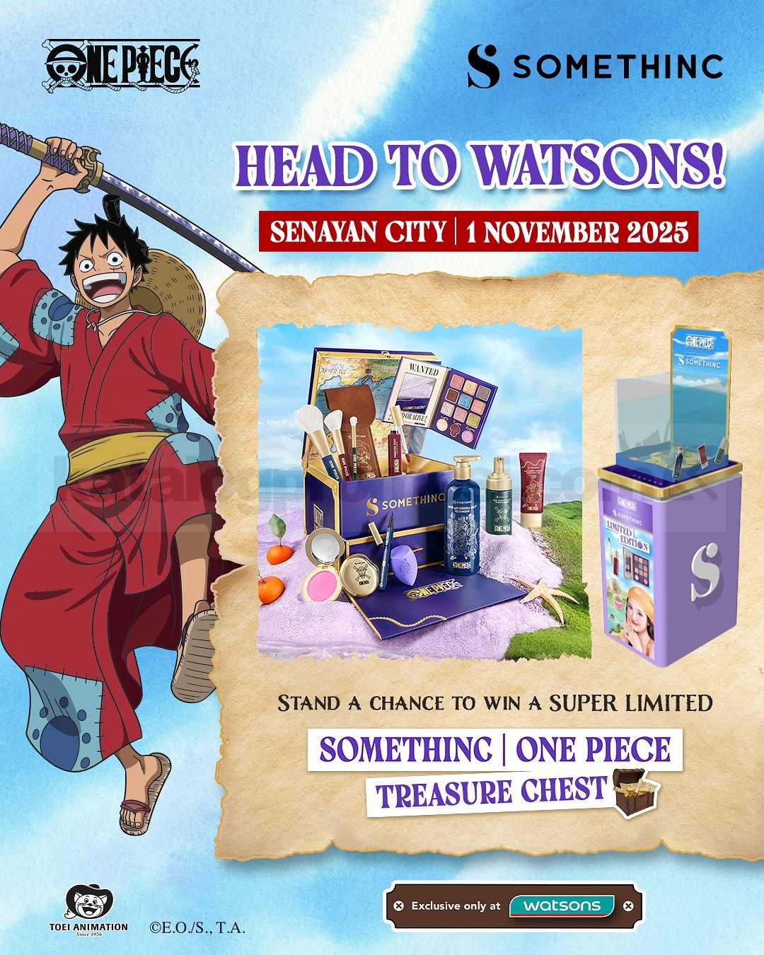 Promo Somethinc One Piece Limited Edition + Hadiah Eksklusif di Watsons! 