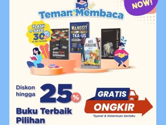 Promo Teman Membaca Gramedia Diskon 25% + Flash Sale 30%
