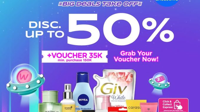 Promo Watsons 11.11 SUPER SALE! Diskon 50% + Voucher 35K