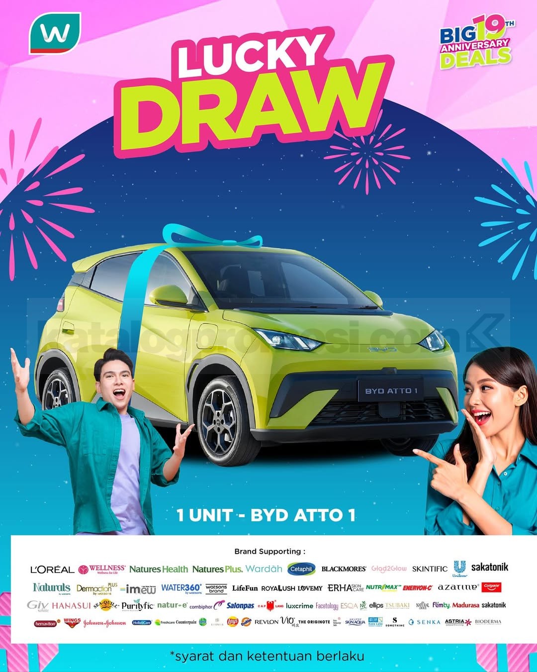 Promo Watsons BIG BANG BEAUTY Diskon hingga 50% + Lucky Draw dan Special Voucher