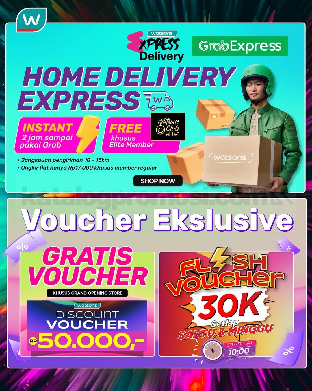 Promo Watsons BIG BANG BEAUTY Diskon hingga 50% + Lucky Draw dan Special Voucher