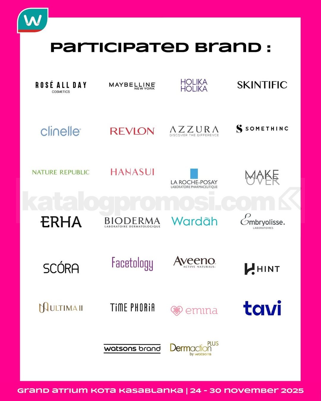 Promo Watsons Beauty My Way Diskon hingga 50% + 5%