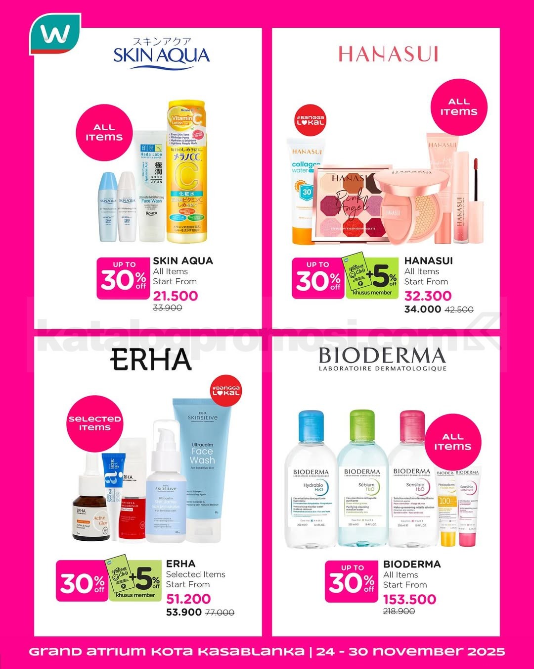 Promo Watsons Beauty My Way Diskon hingga 50% + 5%