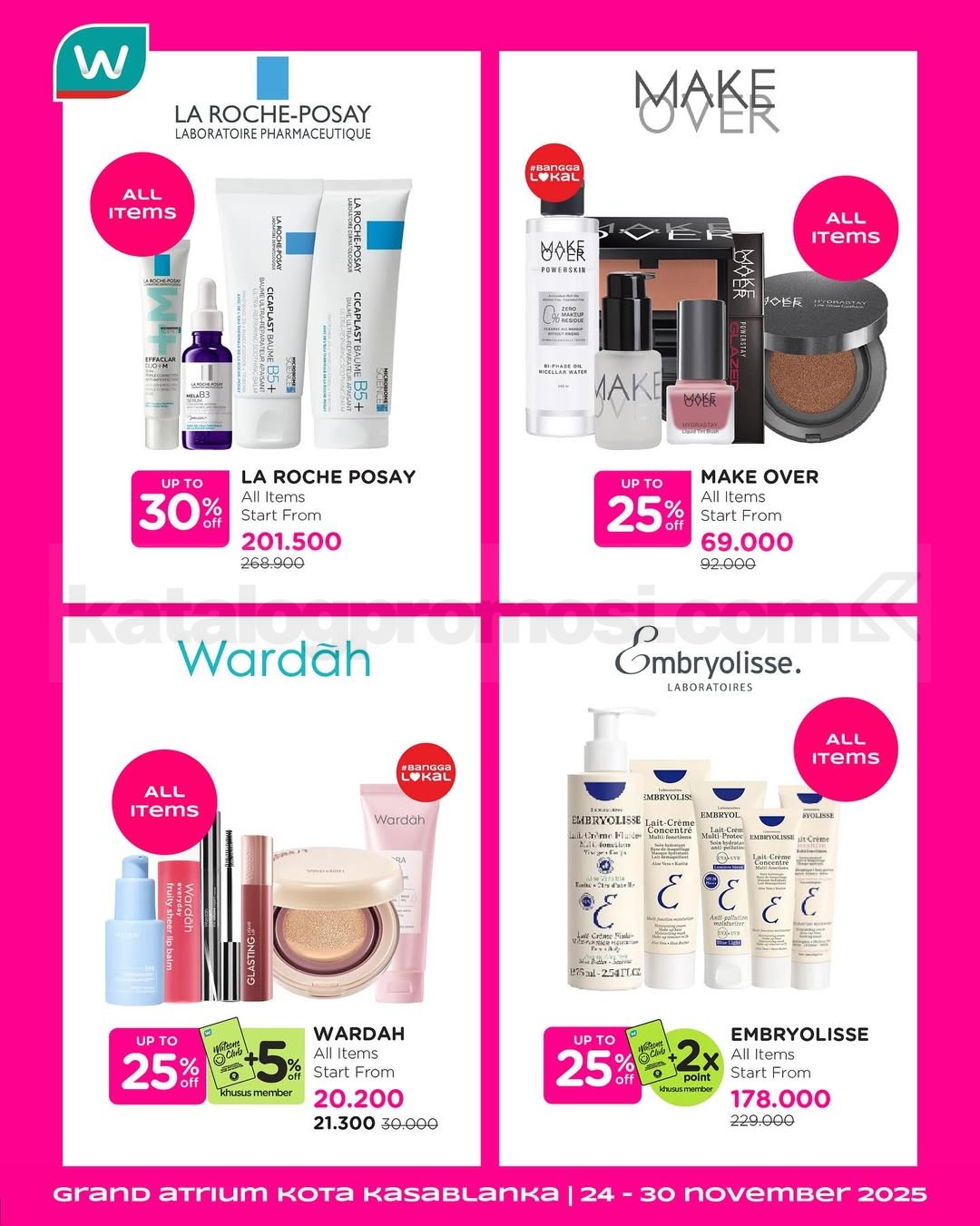 Promo Watsons Beauty My Way Diskon hingga 50% + 5%