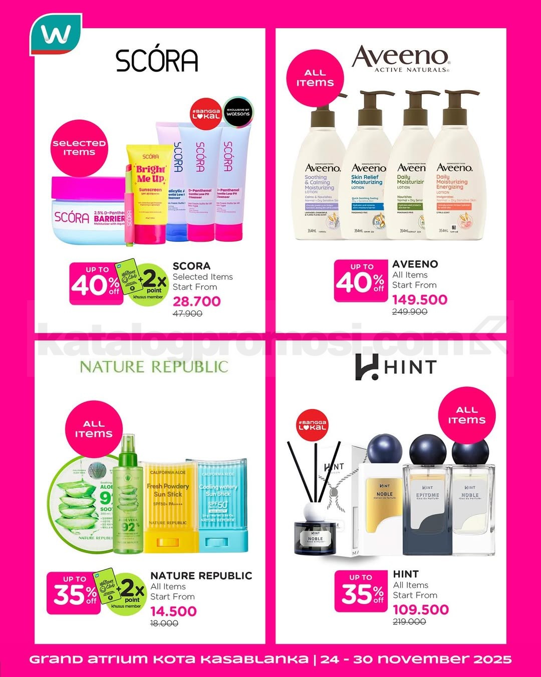 Promo Watsons Beauty My Way Diskon hingga 50% + 5%