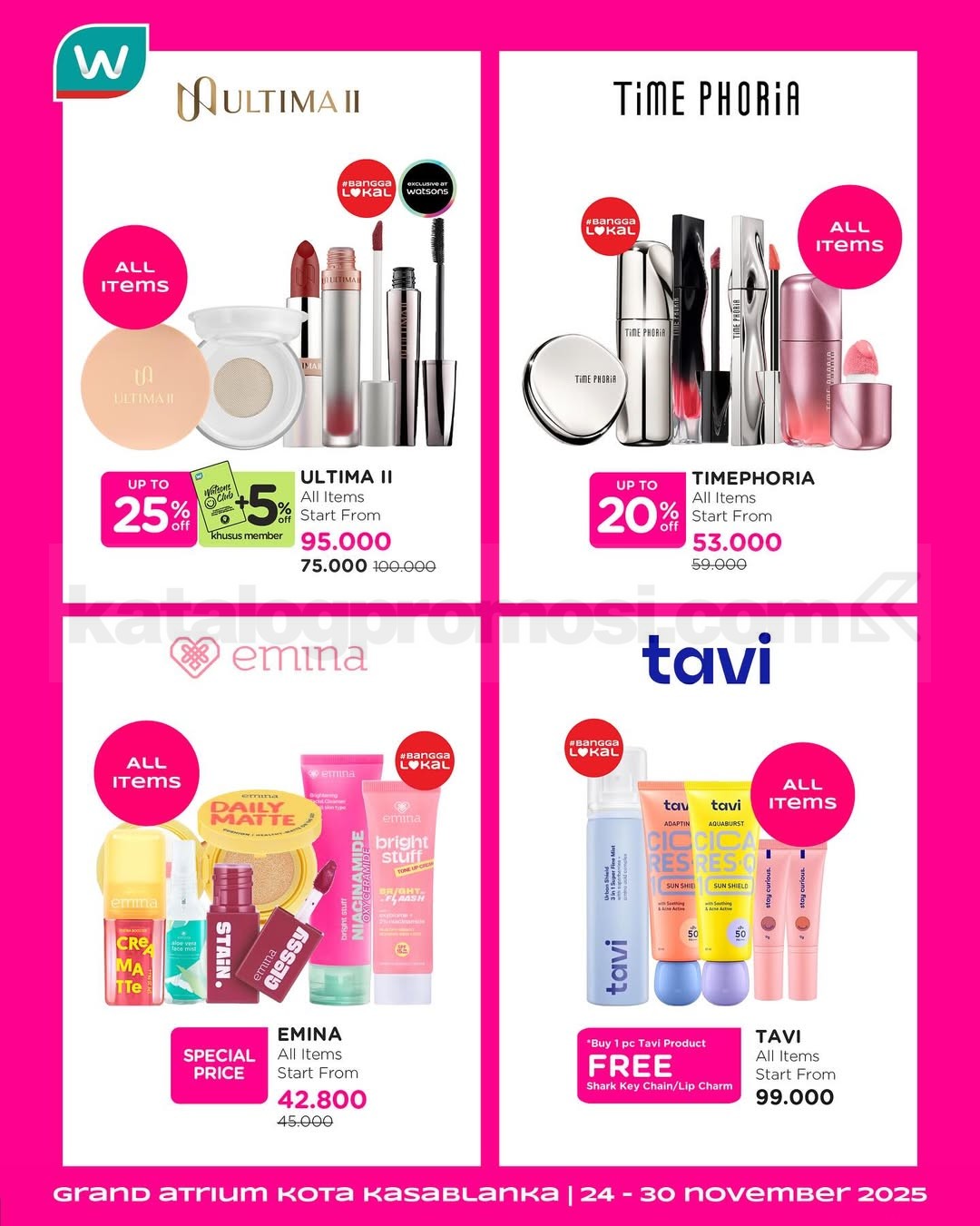Promo Watsons Beauty My Way Diskon hingga 50% + 5%