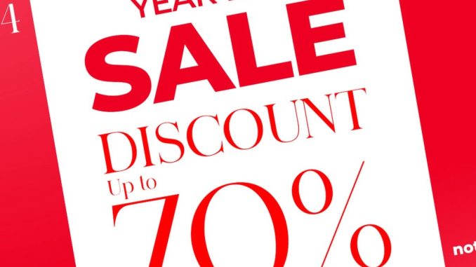 Promo NOBBY Year End Sale Discount 70% Off*