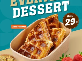 Promo Croco New Everyday Dessert Classic Waffle only 29K