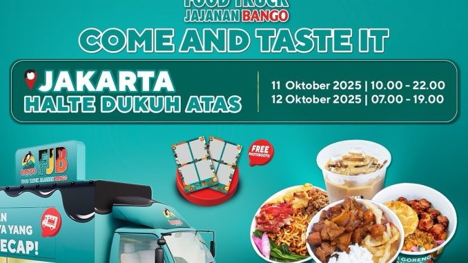 Foodtruck Jajanan Bango di LRT Dukuh Atas Jakarta 1