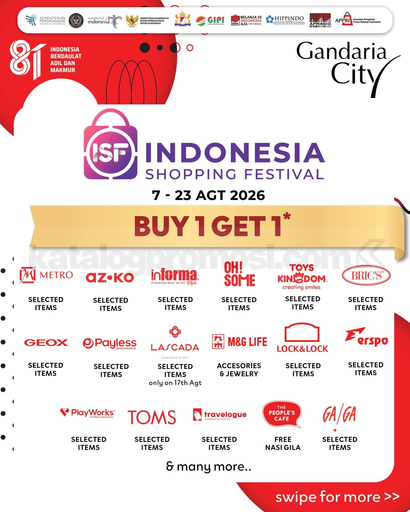 Indonesia Shopping Festival di Gandaria City