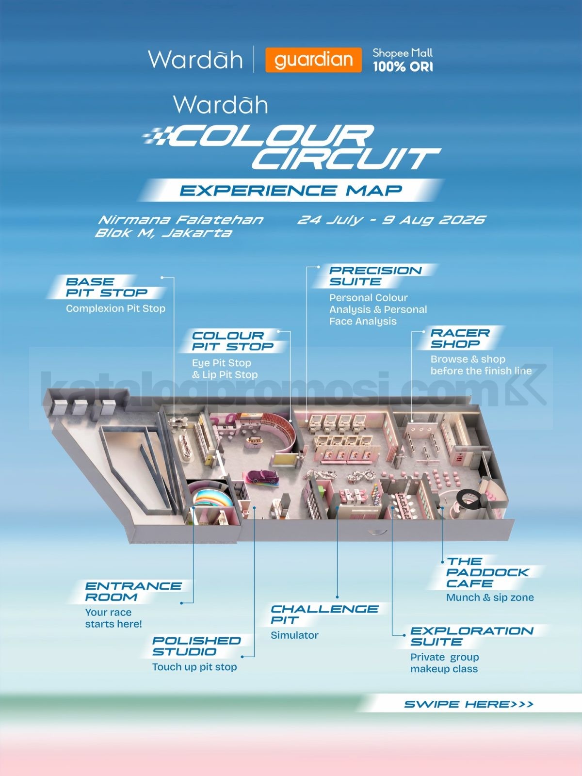Wardah Colour Circuit di Nirmana Falatehan Jakarta Wardah Colour Circuit di Nirmana Falatehan Jakarta 1