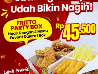 Promo FRITTO CHICKEN Party Box Hanya Rp 45 Ribuan*