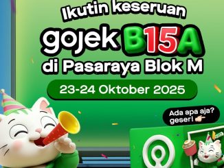 GOJEK B15A Ulang Tahun Gojek ke-15 di Pasaraya Blok M 4