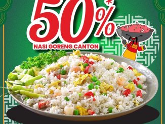 Promo house of WOK Tunjungan Plaza Diskon 50% untuk Nasi Goreng Canton