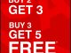 Promo Hush Puppies Buy 2 Get 3 & Buy 3 Get 5 Free*