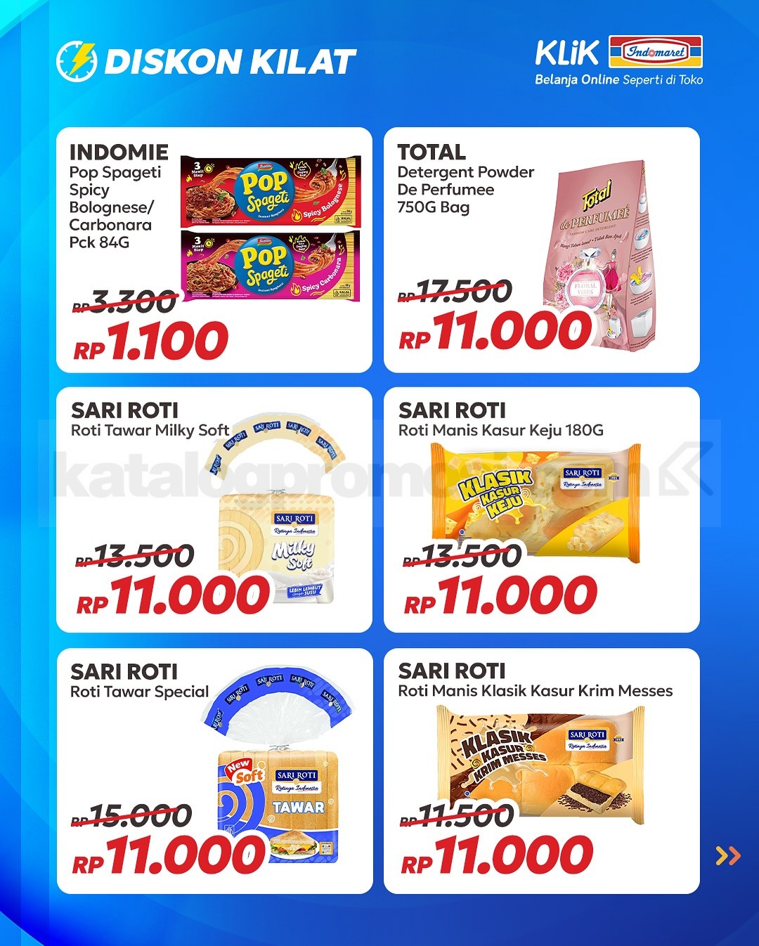 Promo Klik Indomaret 11.11 Diskon Kilat mulai Rp. 1.000 Promo Klik Indomaret 11.11 Diskon Kilat mulai Rp. 1.000 21