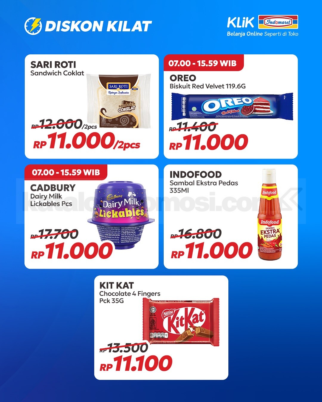 Promo Klik Indomaret 11.11 Diskon Kilat mulai Rp. 1.000 Promo Klik Indomaret 11.11 Diskon Kilat mulai Rp. 1.000 22