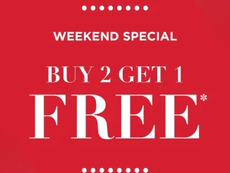 Promo SKECHERS Weekend Special Buy 2 Get 1 Free*