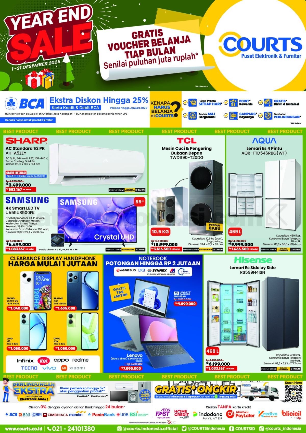 Katalog Promo COURTS YEAR END SALE 01-31 Desember 2025 Katalog Promo COURTS YEAR END SALE 01-31 Desember 2025 1